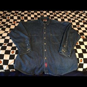 Marlboro denim button down